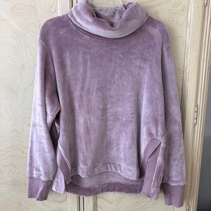 Athleta Lavender Cowl Neck Sweater